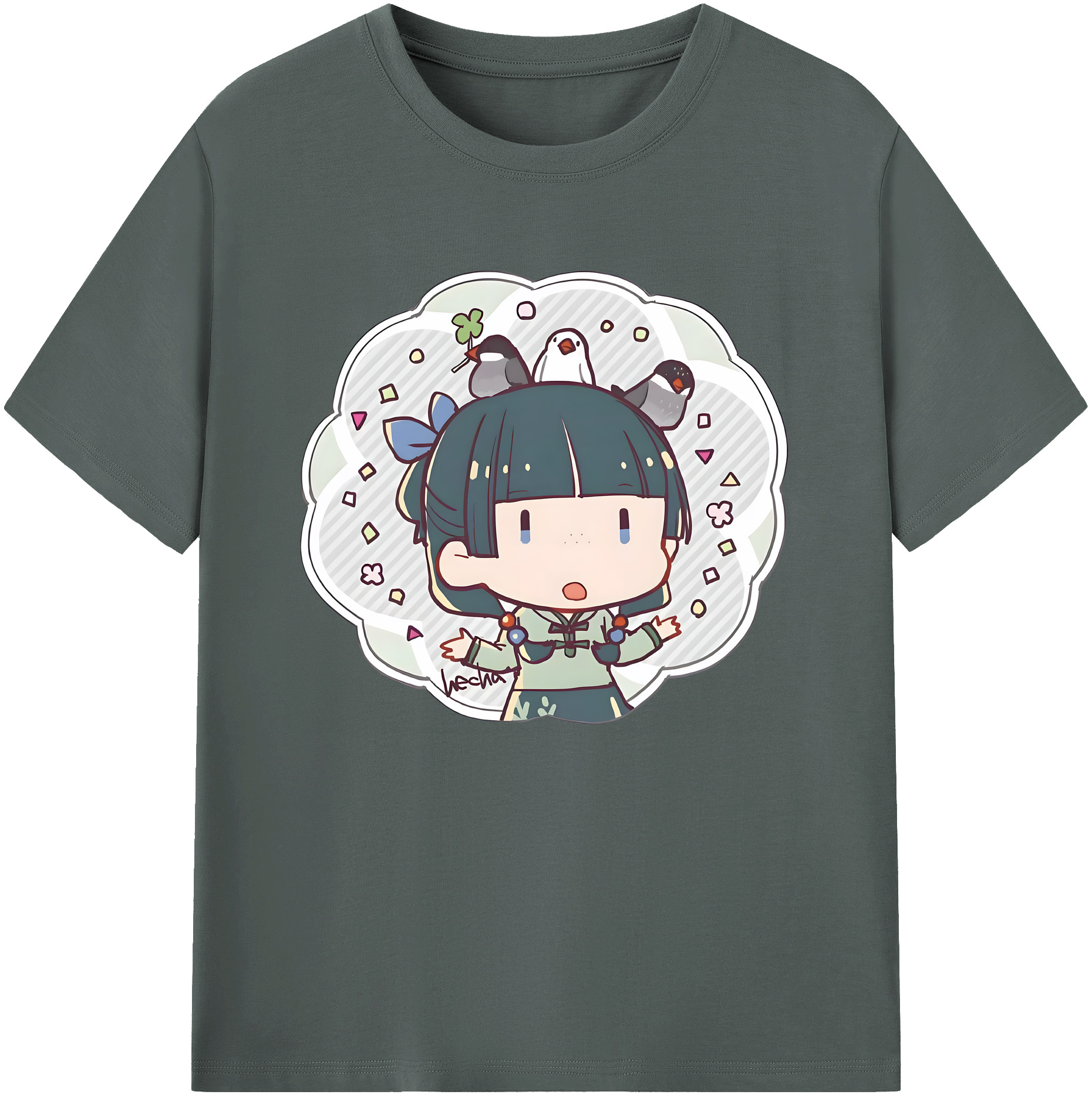 （画像用） 薬屋のひとりごと The Apothecary Diaries 綿100％ メンズ半袖Tシャツ｜肌触りやわらか＆通気性